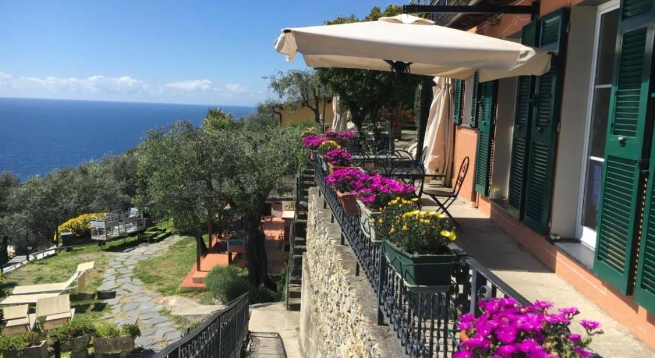 Agriturismo Le Pale 2 Swimming Pool And Parking Bogliasco Bagian luar foto